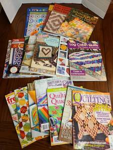 lot 2508 image: Quilting books and magazines.