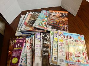 lot 2519 image: Quilting magazines.