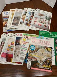 lot 2520 image: Quilting, magazines.