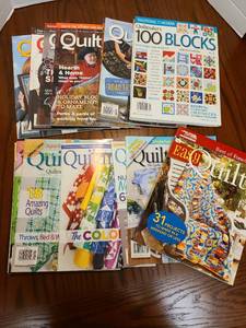 lot 2522 image: Quilting, books and magazines.