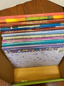 lot 2528 image: Crochet books.