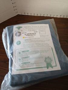 lot 3416 image: Championship Academy Blue Championship Titan Billiard Fabric 8 Table 3078-518