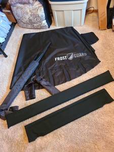 lot 7027 image: Frost Guard Windshield Cover  and Protective Strips