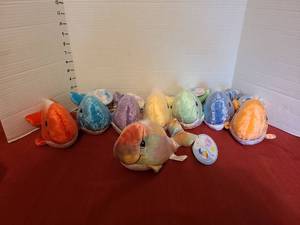 lot 7037 image: Tender Tails Whale Plush Toys
