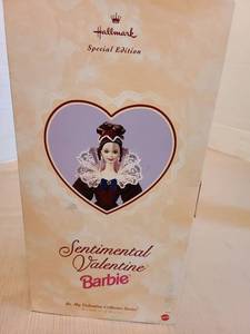 lot 7120 image: Sentimental Valentine Barbie, 1996.