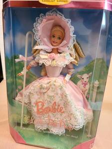 lot 7121 image: Little Bo Peep Barbie, 1995