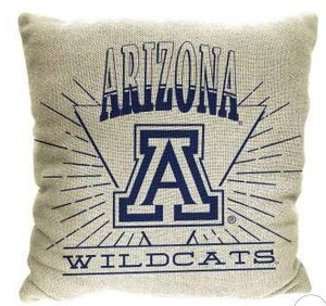lot 10906 image: NCAA Arizona Wildcats 26x26 Women Tapestry Pillow