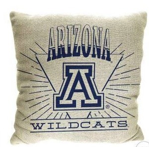 lot 10907 image: NCAA Arizona Wildcats 26x26 Women Tapestry Pillow