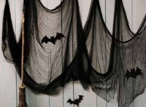 lot 10938 image: Halloween Black Gauze Wraparound Decoration 197x84.5in