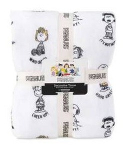 lot 11031 image: Peanuts Decorative Throw Blanket 60in x 70in