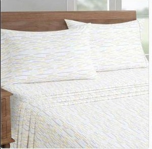 lot 11033 image: South Point Microfiber 4-Piece Sheet Set Full Multi