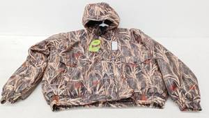 lot 11038 image: Waterfowl Camo Insulated Hooded Jacket XL