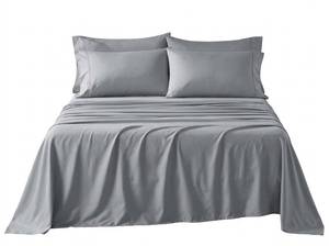 lot 11042 image: Slumberchill Cooling Sheet Set 6-Piece King, Gray  Retail $149.99