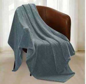 lot 11045 image: Monte & Jardin Jacquard Throw Blanket 60 x 70