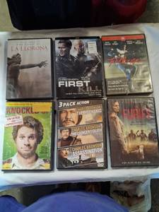 lot 104 image: DVD Movie Lot 6 Films Including The Curse of La Llorona First Blood Footloose