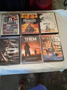 lot 115 image: DVD Movie Lot 10 Films Them Endangered Species First Blood Matilda Edward Scissorhands
