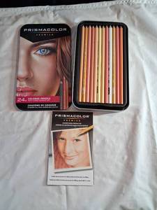 lot 159 image: Prismacolor Premier 24ct Colored Pencils Soft Core Portrait Set