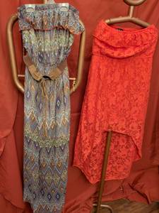 lot 80 image: Womens Clothing Lot 2 Dresses deb no boundaries Size M