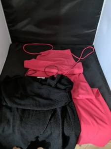 lot 122 image: Womens Halter  Top Dress and Black dress