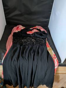 lot 124 image: Scarlett Womens Halter Dress Size 10 Black with Lace