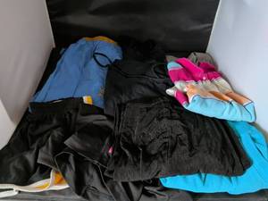 lot 127 image: Clothing Lot Bundle shirts, shorts, skirt, tank tops 10 pieces