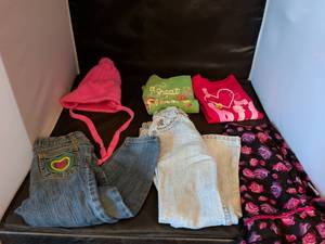 lot 135 image: Childrens Clothing Lot 8 Pieces Shirts Jeans Hat