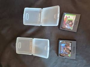 lot 139 image: Sega Game Gear 4 Game Lot Batman Returns Wildemon Tennis