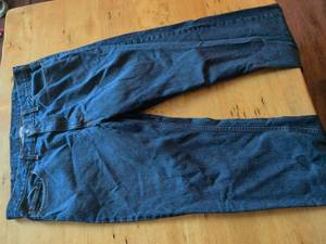 lot 200 image: Pair of Blue Denim Jeans