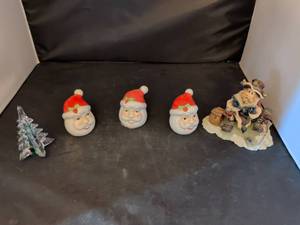 lot 230 image: Santa & Friends Figurines Collection 5-Piece Set Decorative Ornaments