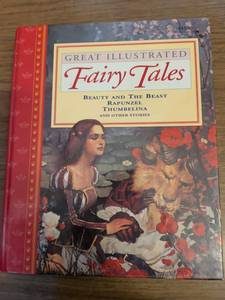 lot 279 image: Great Illustrated Fairy Tales Beauty and the Beast Rapunzel Thumbelina Baronet Books