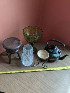 lot 286 image: Waterford Crystal Tumbler and Mixed Decorative Lot 5 Pieces