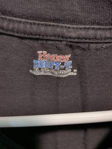 lot 22 image: 2011 Wadge Nelson Tour T-Shirt Black Size XL