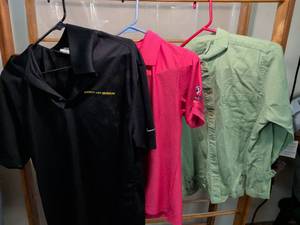 lot 51 image: Womens Clothing Bundle 3 Polo Shirts Nike Golf Air Capital Size M