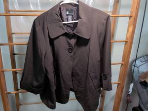 lot 120 image: Ceri Option Womens Brown Blazer Size 18W Style 8456821XFP