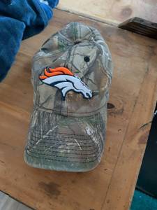 lot 155 image: Denver Broncos NFL Camo Baseball Cap