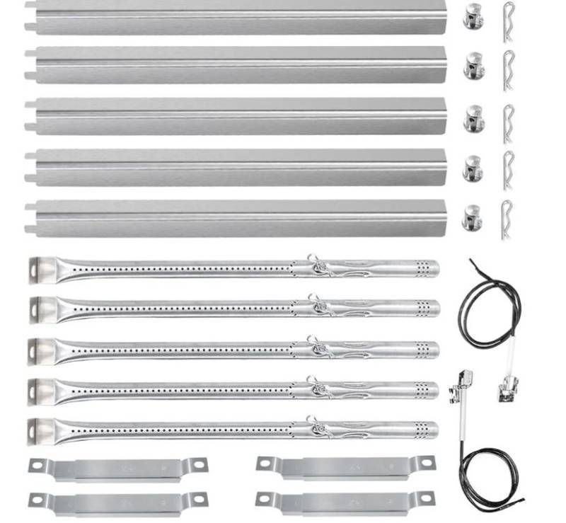 lot 47157 image: Grill Replacement Part, Charbroil Grill Burner5-Burner, Burner L15.4 inch,304 Stainless Steel - Retail $35