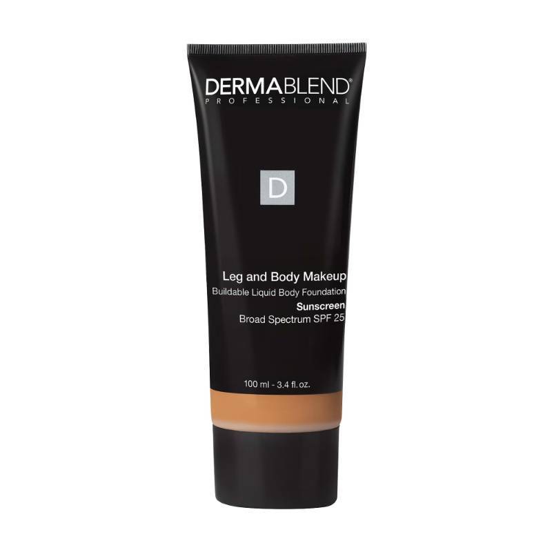 lot 73817 image: Dermablend Leg & Body Makeup Foundation SPF 25, 40W, 3.4 fl oz, Medium golden 40w - Retail $42