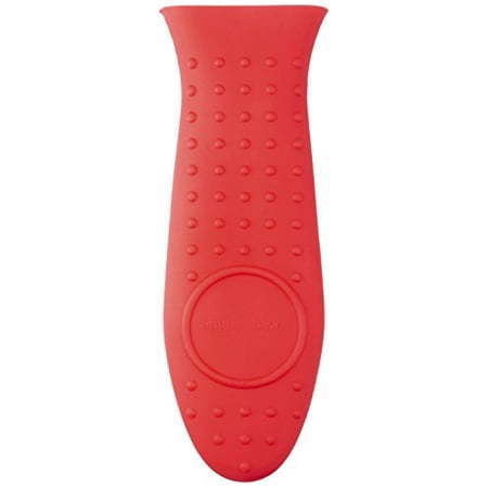 lot 73820 image: Basics Silicone Hot Skillet Handle Cover Holder  Red - Retail $22
