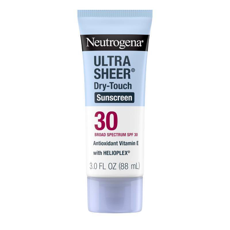 lot 73847 image: Neutrogena Ultra Sheer Dry Touch Sunscreen Lotion SPF 30, 3 fl. oz - Retail $9