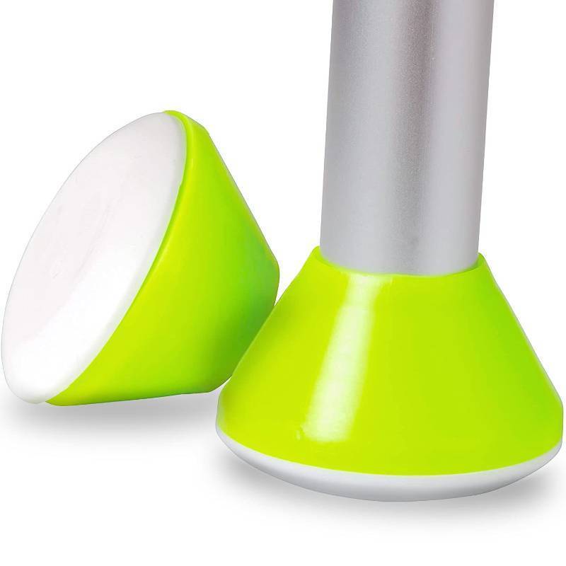 lot 73865 image: HealthSmart 4-Pack Walker Ski Glides for Folding Walkers, Durable Universal Fit for Smooth Mobility, Easy Installation and Increased Visibility Walker Feet - Retail $20