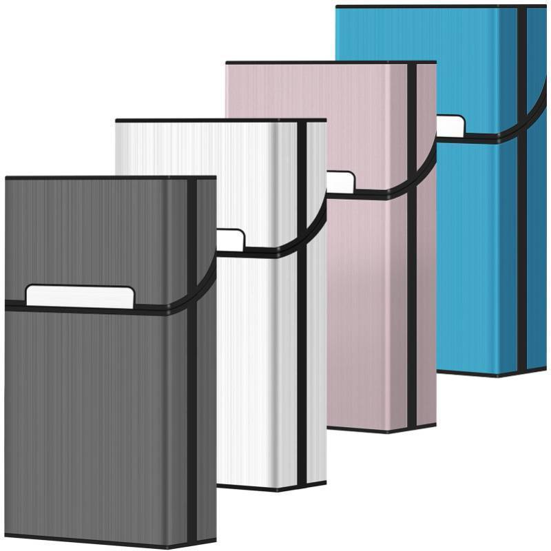 lot 73877 image: roygra Magnetic Cigarette Case (4 Pack), Daily Pre Roll Cone Holder Case - Retail $13
