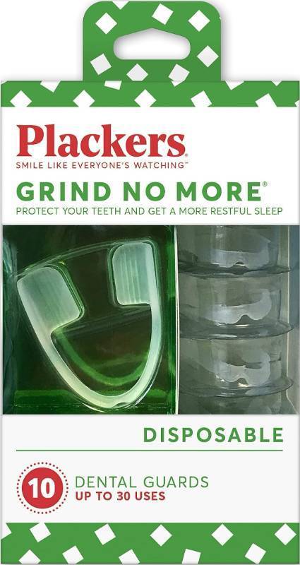 lot 73883 image: Plackers Grind No More Night Guard, Ready-to-Wear, 9 Count - Retail $17