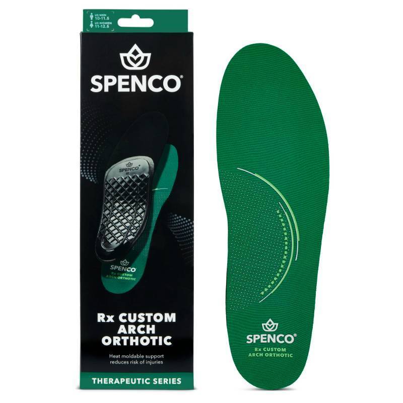 lot 73996 image: Spenco Rx Arch Support - Lightweight, Orthotic Shoe Inserts with 4-Way Stretch Fabric & SpenCore Layer for Shock Absorption, Odor Control & All-Day Comfort & Stability - Fits Most Shoes - Retail $29