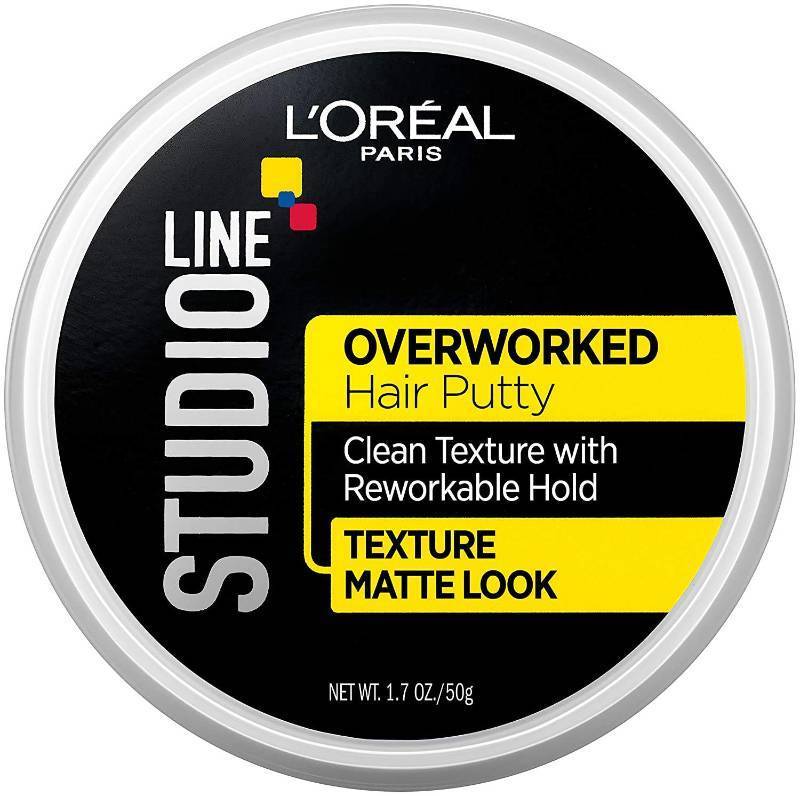 lot 64474 image: LOreal Paris Studio Line Overworked Hair Putty, 1.7 oz. - Retail $5