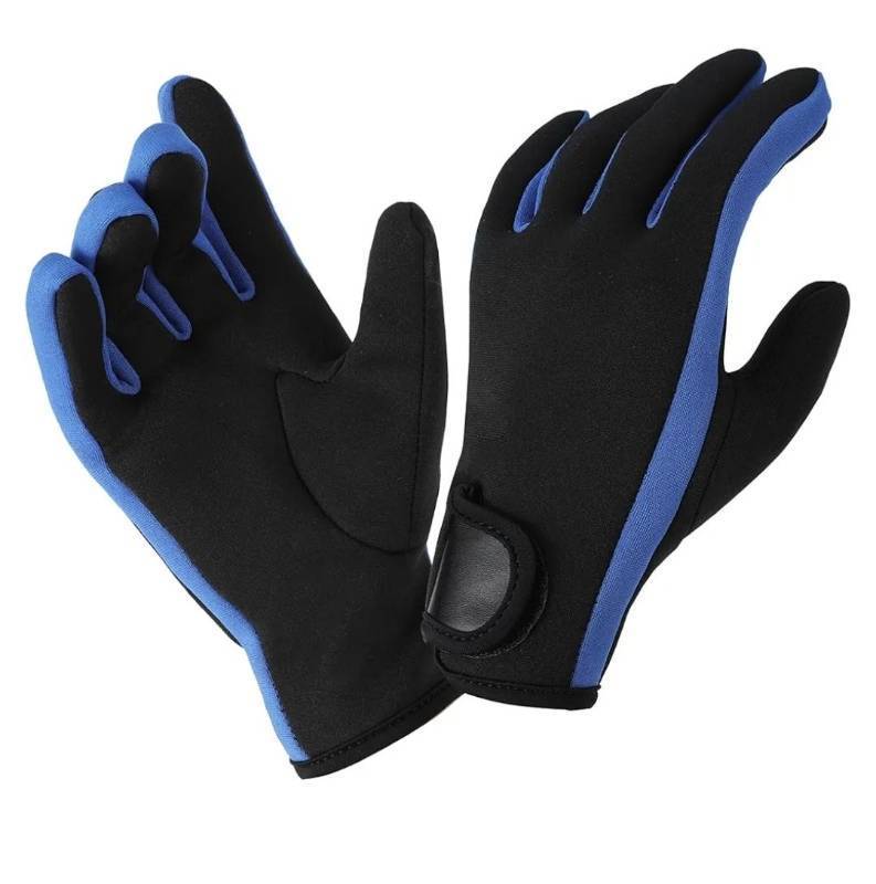 lot 64489 image: Micosuza Neoprene 1.5mm Five Finger Dive Gloves, L - Retail $10