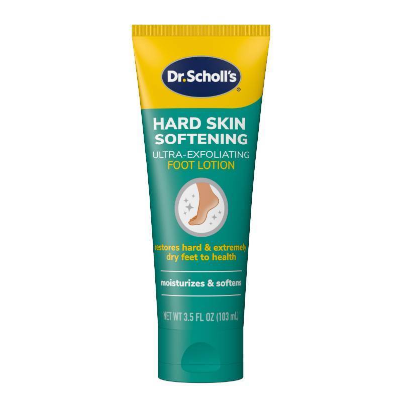 lot 64520 image: Dr. Scholls Foot Lotion for Dry Cracked Feet, Foot Cream with Urea, 3.5 oz - Retail $3