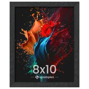 lot 39416 image: 8x10 Picture Frame, Wall Gallery Photo Frames with Engineered Wood, Black 1 Pack - Retail $5