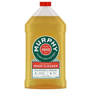 lot 39422 image: Murphy Original Oil Soap Wood Cleaner for Floors and Furniture - 32 fl oz Ammonia-Free, Bleach-Free, Phosphate-Free, Fresh Scent - Retail $6