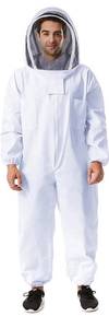 lot 39428 image: Bee Suit Professional Beekeeper Suit for Men WomenFull Body Veil Hood Beekeeping Supplies Costume for Beekeeper - Retail $32