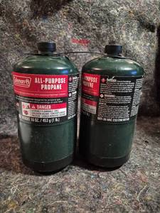 lot 16 image: Coleman All-Purpose Propane Cartridge 16 oz 453g Lot of 2